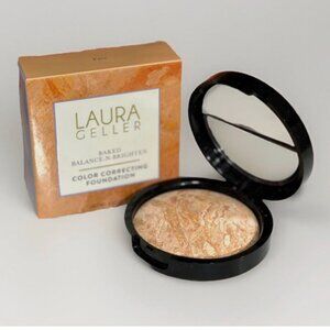 LAURA GELLER BAKED BALANCE N BRIGHTEN COLOR CORRECTING FOUNDATION FAIR FULL SIZE